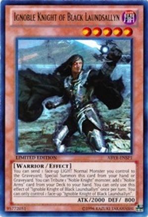 Ignoble Knight of Black Laundsallyn (ABYR-ENSP1) (ABYR-ENSP1) - Abyss Rising Limited