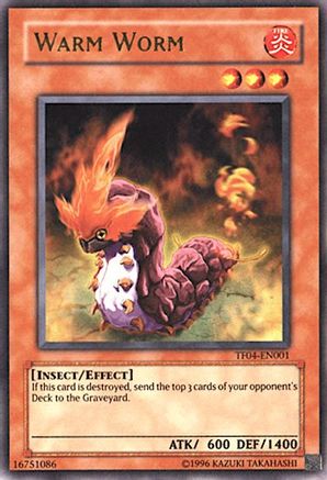 Warm Worm (5D's Tag Force 4) (TF04-EN001) - Yu-Gi-Oh! Video Game Promotional Cards Unlimited