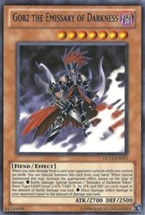 Gorz the Emissary of Darkness (Blue) (DL13-EN013) - Duelist League Promo Unlimited