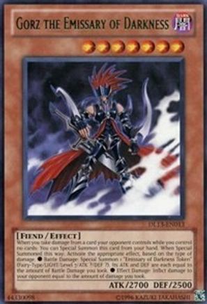 Gorz the Emissary of Darkness (Green) (DL13-EN013) - Duelist League Promo Unlimited
