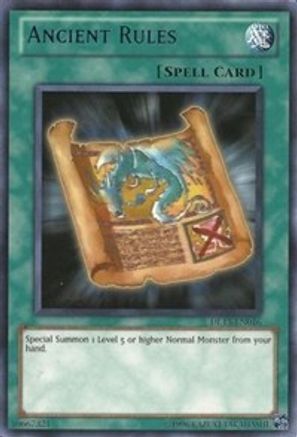 Ancient Rules (Blue) - DL13-EN016 - Duelist League Promo Unlimited