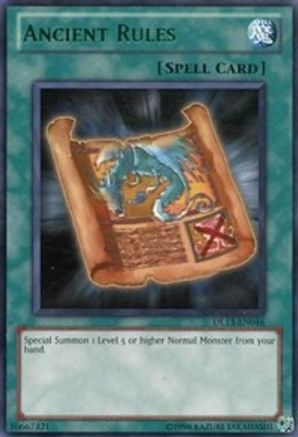 Ancient Rules (Green) - DL13-EN016 - Duelist League Promo Unlimited