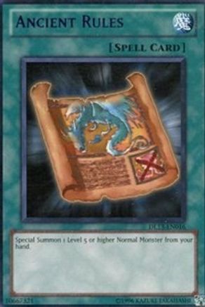 Ancient Rules (Purple) - DL13-EN016 - Duelist League Promo Unlimited