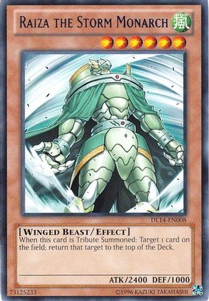 Raiza the Storm Monarch (Blue) (DL14-EN008) - Duelist League Promo Unlimited