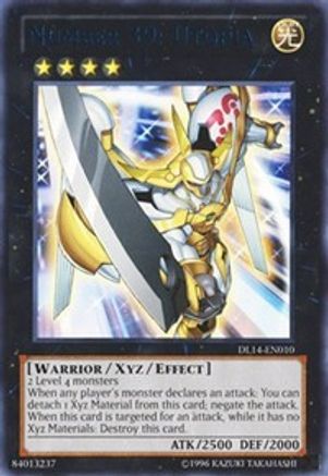 Number 39: Utopia (Blue) (DL14-EN010) - Duelist League Promo Unlimited