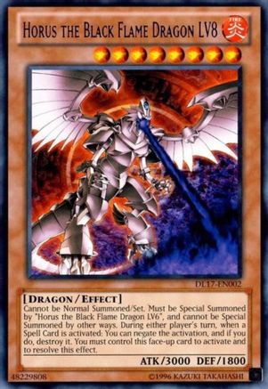 Horus the Black Flame Dragon LV8 (Purple) (DL17-EN002) - Duelist League Promo Unlimited