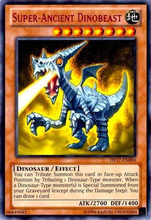 Super-Ancient Dinobeast (Red) (DL17-EN004) - Duelist League Promo Unlimited