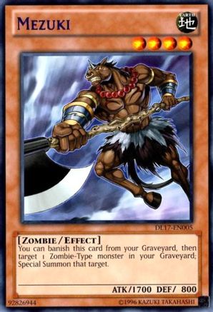 Mezuki (Blue) (DL17-EN005) - Duelist League Promo Unlimited