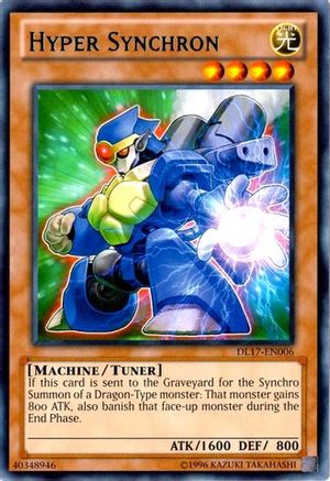 Hyper Synchron (Blue) (DL17-EN006) - Duelist League Promo Unlimited