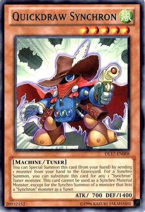 Quickdraw Synchron (Green) (DL17-EN008) - Duelist League Promo Unlimited