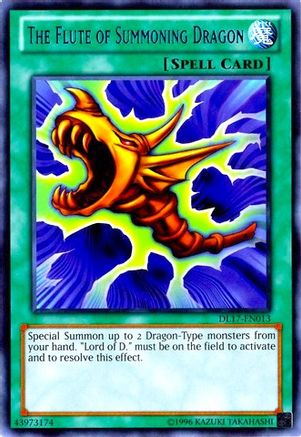 The Flute of Summoning Dragon (Blue) (DL17-EN013) - Duelist League Promo Unlimited