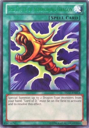 The Flute of Summoning Dragon (Green) (DL17-EN013) - Duelist League Promo Unlimited