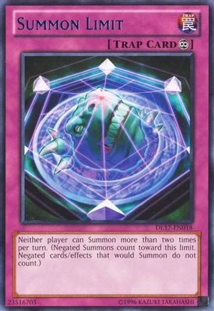 Summon Limit (Blue) (DL17-EN018) - Duelist League Promo Unlimited