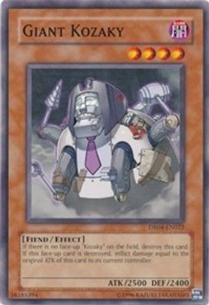 Giant Kozaky (DR04-EN022) - Dark Revelation Volume 4 Unlimited