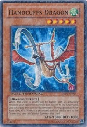Handcuffs Dragon (DTP1-EN025) - Duel Terminal - Preview Limited