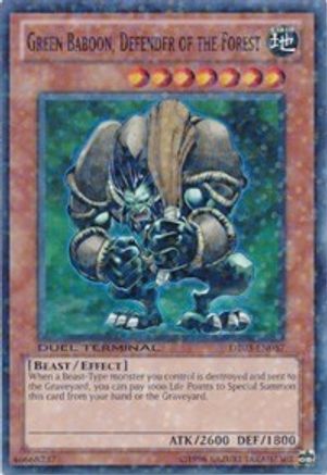 Green Baboon, Defender of the Forest (DT03-EN057) - Duel Terminal 3 Limited