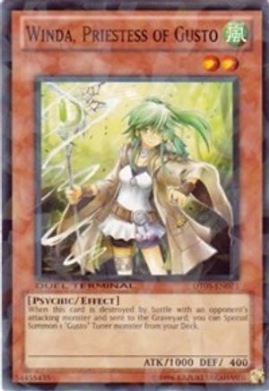 Winda, Priestess of Gusto (DT05-EN073) - Duel Terminal 5 Limited