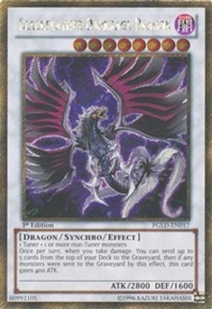 Blackfeather Darkrage Dragon (PGLD-EN017) - Premium Gold 1st Edition