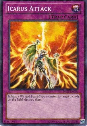 Icarus Attack (Starfoil) (BATT-EN004) - Battle Pack Tournament Prize Cards Limited