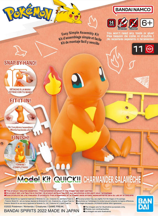 [CLEARANCE] Pokemon Charmander Model Kit Bandai