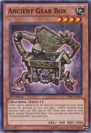 Ancient Gear Box - PRIO-EN032 - Primal Origin 1st Edition