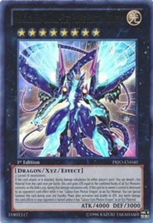 Number 62: Galaxy-Eyes Prime Photon Dragon (PRIO-EN040) - Primal Origin 1st Edition