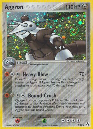 Aggron - 2/92 - Legend Maker Reverse Holofoil
