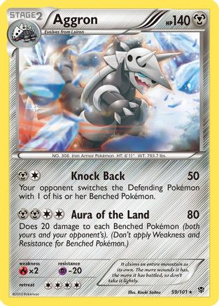 Aggron - 59/101 - Plasma Blast Reverse Holofoil