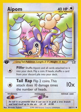 Aipom - 26/111 - Neo Genesis Unlimited
