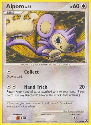 Aipom 50/100 - Majestic Dawn Reverse Holofoil