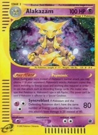 Alakazam - 1/165 - Expedition Reverse Holofoil