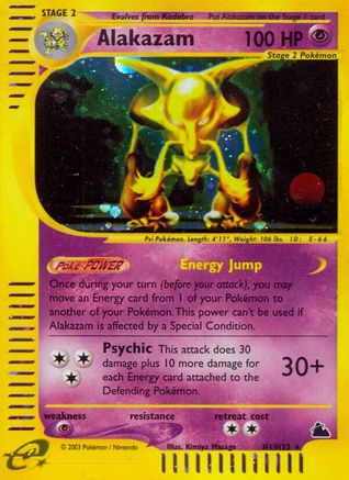 Alakazam H1/144 - Skyridge Holofoil