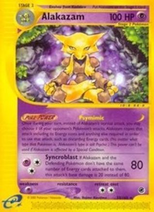 Alakazam - 33/165 - Expedition Reverse Holofoil