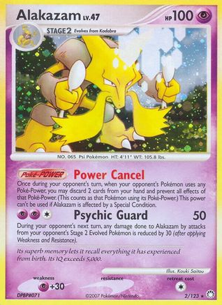 Alakazam - 2/123 - Mysterious Treasures Reverse Holofoil