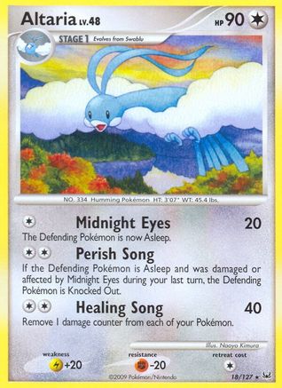 Altaria - 18/127 - Platinum Reverse Holofoil