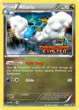 Altaria - BW48 (Prerelease) - BW48/101 - Black and White Promos Holofoil