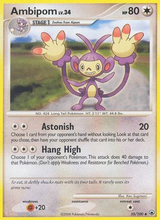 Ambipom - 35/100 - Majestic Dawn