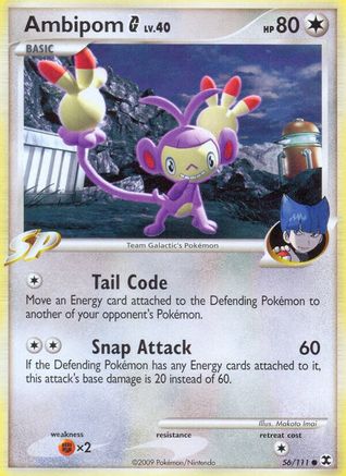 Ambipom G - 56/111 - Rising Rivals Reverse Holofoil