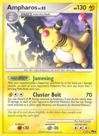 Ampharos - 1/017 - POP Series 7 Holofoil