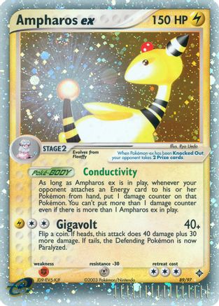 Ampharos ex 89/97 - Dragon Holofoil