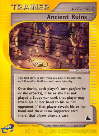 Ancient Ruins - 119/144 - Skyridge Reverse Holofoil