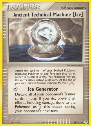 Ancient Technical Machine [Ice] - 84/101 - Hidden Legends Reverse Holofoil