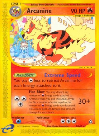 Arcanine 2/147 - Aquapolis