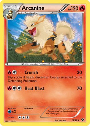 Arcanine 13/99 - Next Destinies Reverse Holofoil