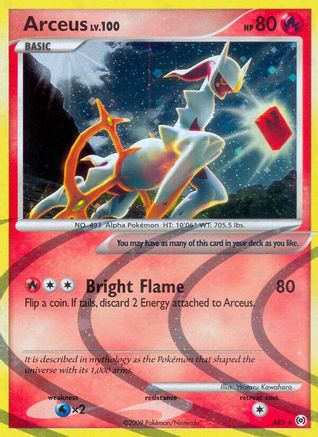 Arceus AR3/99 - Arceus Holofoil