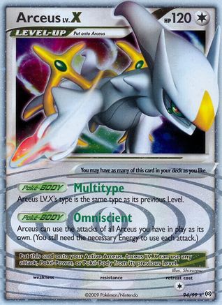 Arceus LV.X 94/99 - Arceus Holofoil