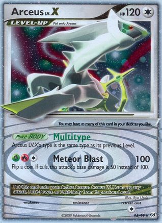 Arceus LV.X 95/99 - Arceus Holofoil