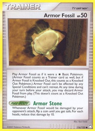 Armor Fossil 116/123 - Mysterious Treasures