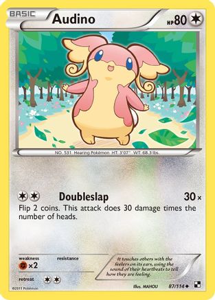 Audino 87/114 - Black and White
