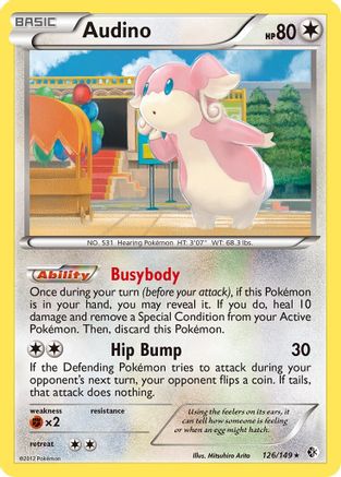 Audino 126/149 - Boundaries Crossed Reverse Holofoil